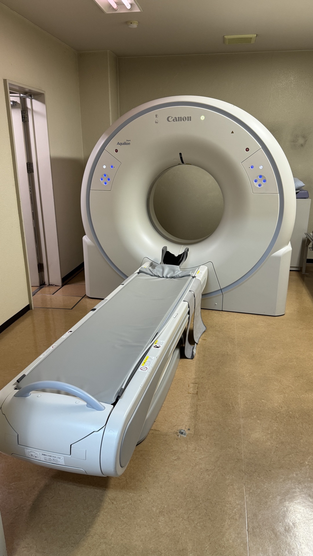 CT検査室（16列CT Canon Aquilion Start）